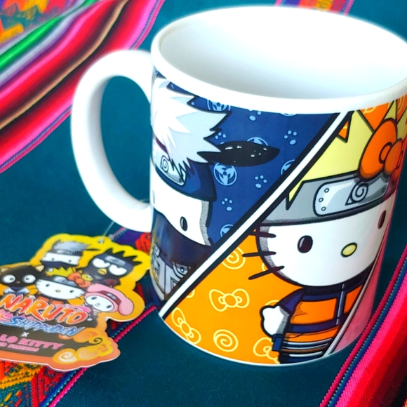 Naruto x Hello Kitty and Friends 16 oz Ceramic Cup - Picture 2 of 9